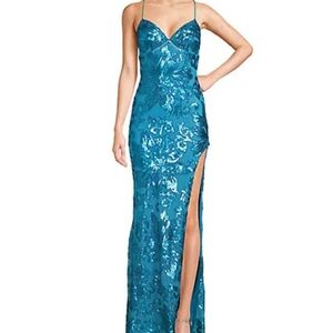 Elegant Teal Formal/Prom/homecoming Gown